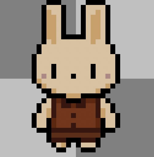 First version of the bunny First version of the bunny